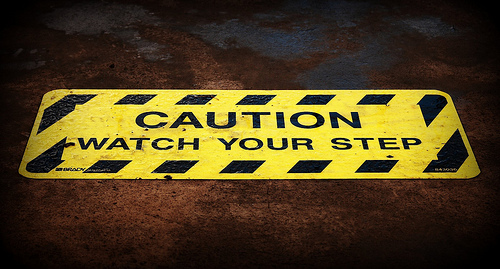 caution-watch-your-step-sign-creative-commons